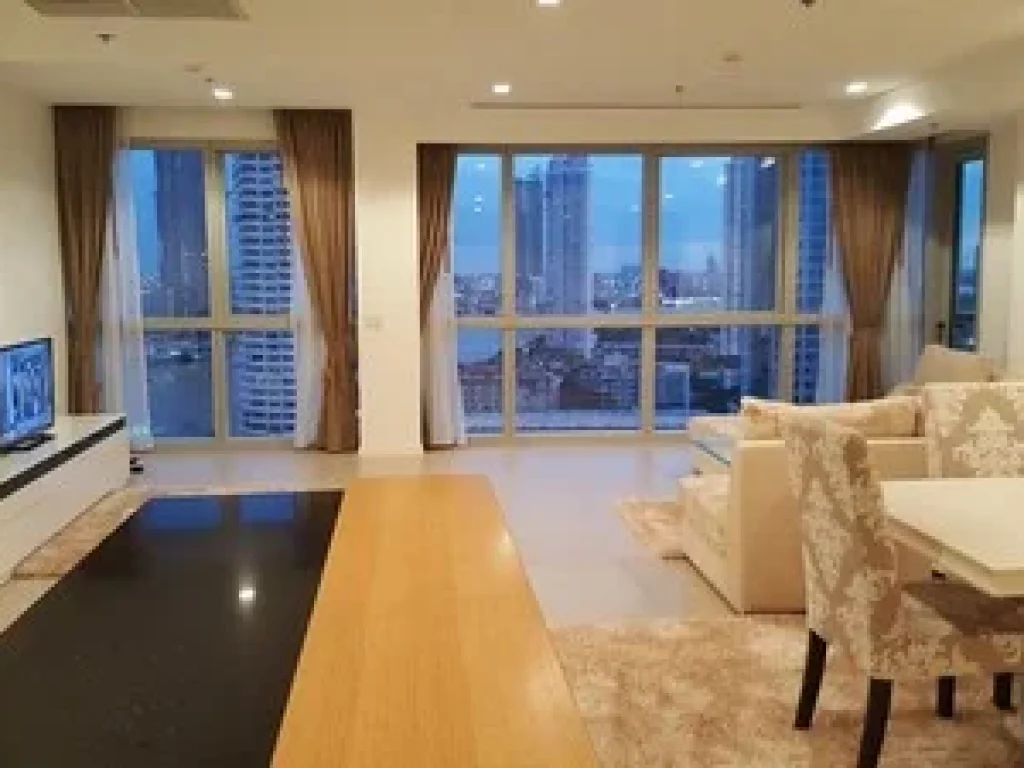 square meter 2 Bedrooms Asiatique View at The River Charoenakorn Soi 13 for Rent