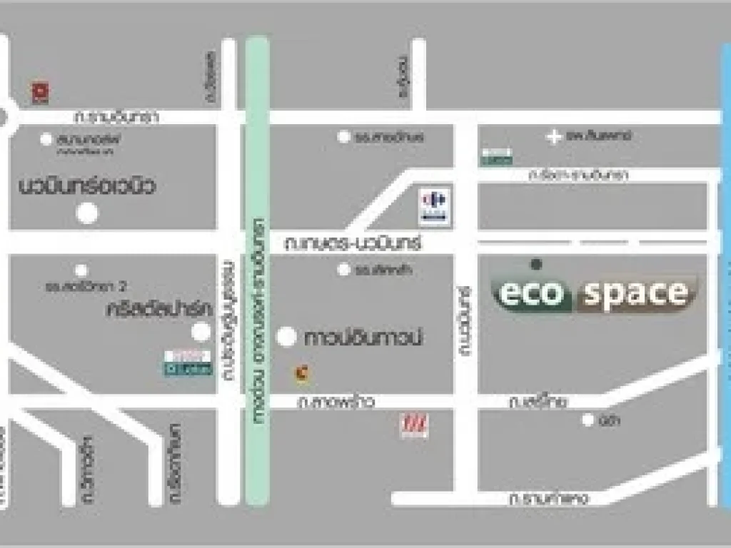 ขายทาวน์โฮม3ชั้น Eco Space Kaset-Nawaminเกษตร-นวมินทร์ ตกแต่งแล้ว