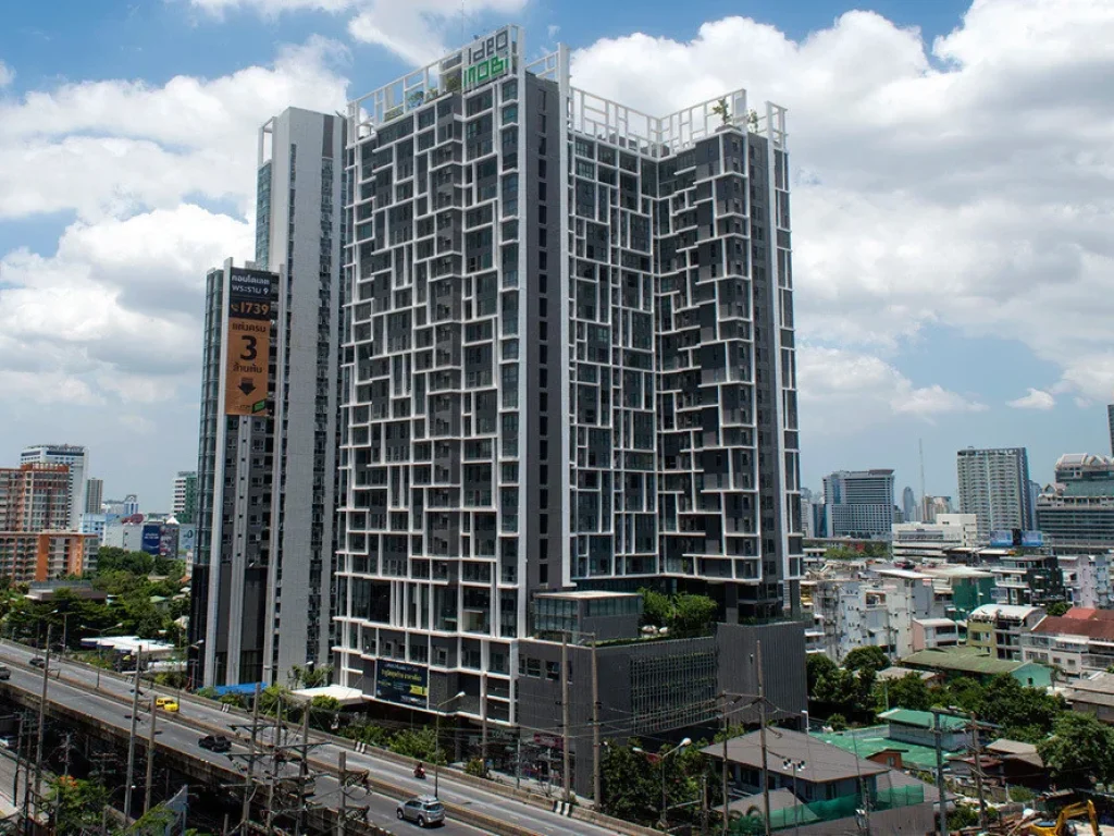 Condo for Rent Ideo Mobi Rama 9 ไอดีโอ โมบิ พระราม 9 ชั้น 15 วิวสระ