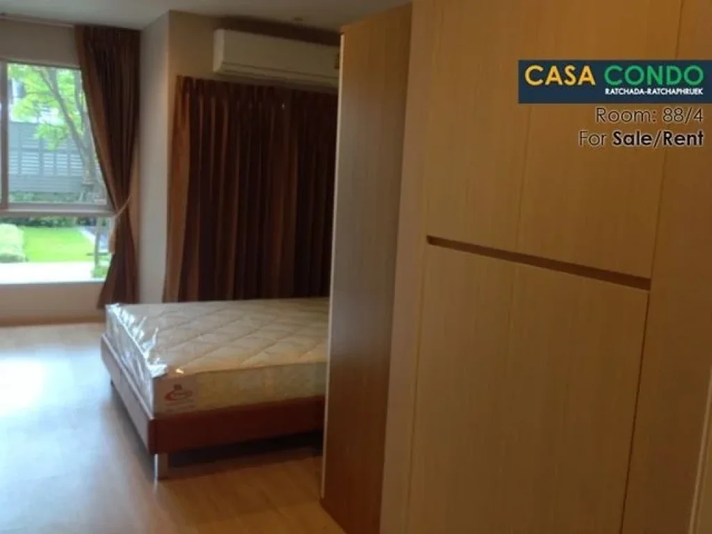 ให้เช่า Casa condo  รัชดา-ราชพฤกษ์ ตกแต่งพร้อมอยู่ ใกล้รถไฟฟ้า BTS สถานีตลาดพลู