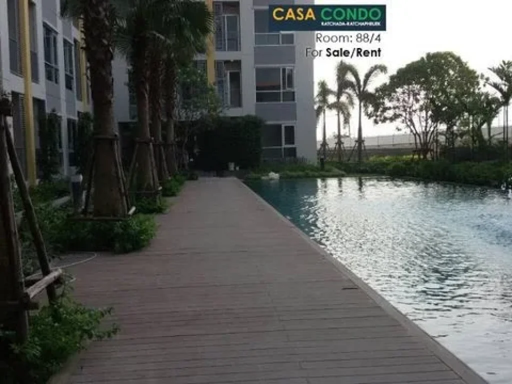 ให้เช่า Casa condo  รัชดา-ราชพฤกษ์ ตกแต่งพร้อมอยู่ ใกล้รถไฟฟ้า BTS สถานีตลาดพลู