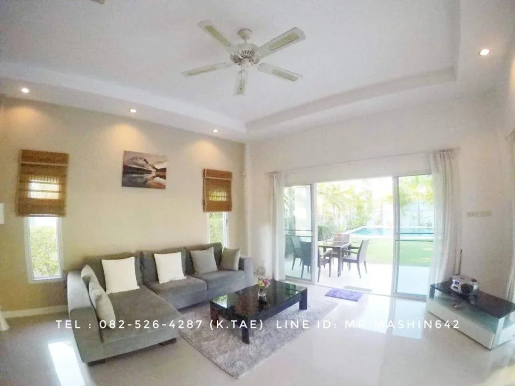 LS0003 ขาย บ้านเดี่ยว หัวหินซอย88 Pool Villa Hua Hin soi88 For Sale