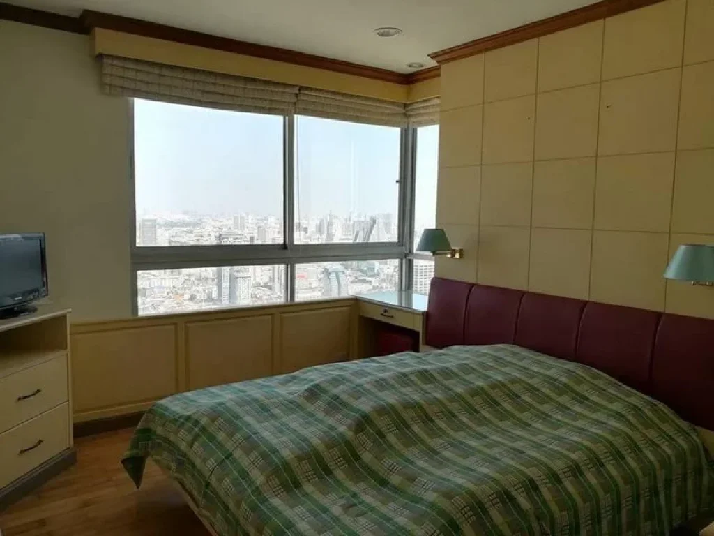 T324 ให้เช่า SATHORN HOUSE ใกล้ BTS สุรศักดิ์ ชั้นสูง 120 ตรม 3 นอน 2 น้ำ เฟอร์ครบ 45000 บาท