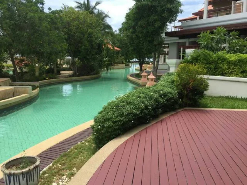 Single House pool villa Boathouse Hua Hin beach front from layout