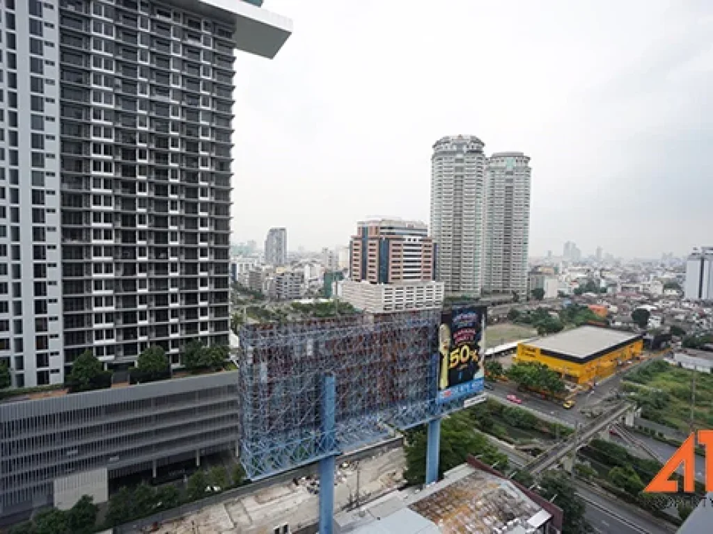 For Rent - Rhythm Sathorn Narathiwas - 2 Bedrooms 55 sqm 14fl - Fully Furnished Near Bangkok city Building