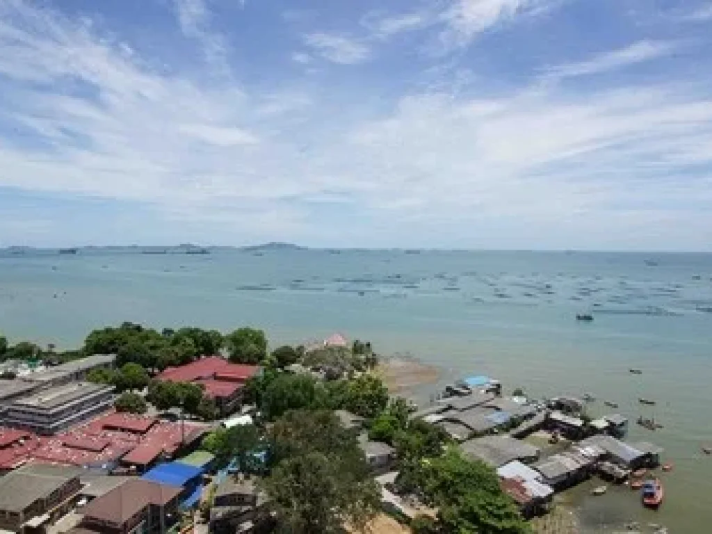 ขายพร้อมผู้เช่า ทำเลทองการลงทุน คอนโดติดทะเล ศรีราชาเบย์วิว Sriracha Bay View 72 ตรม 2 นอน ชั้น 15 เฟอร์ครบ ทำใหม่ทั้งห้อง