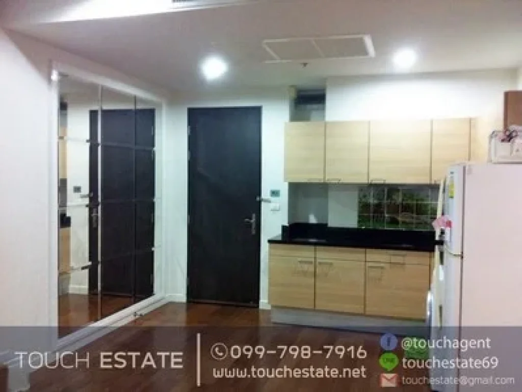 Condo for Rent The Address Chidlom 56 sqm 1 bedroom near BTS 6th floor