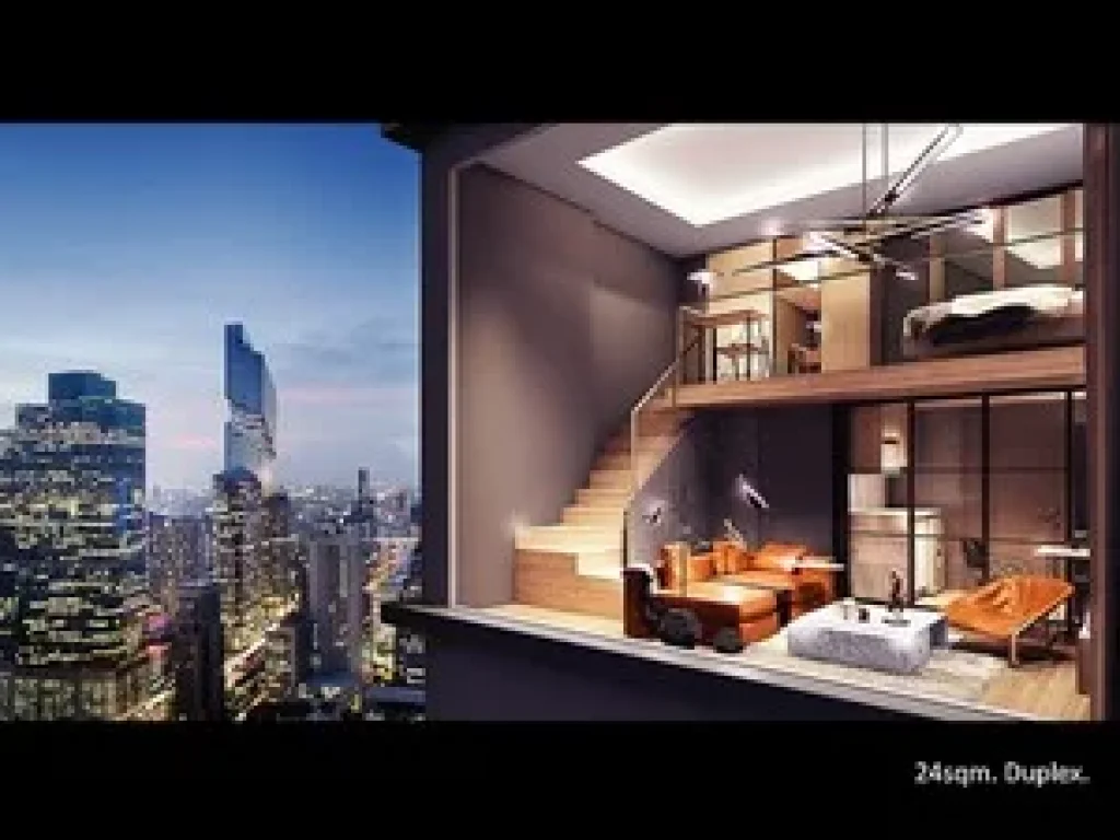 ขายดาวน์ คอนโด Knightsbridge Prime Sathorn ห้อง Duplex 37ตรม ชั้น40 ตำแหน่ง12 ขายเท่าทุน