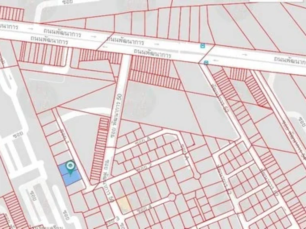 ขายที่ดิน ซอยพัฒนาการ 50 หมู่บ้านเคหะนคร 3 ใกล้ Airport Link หัวหมาก