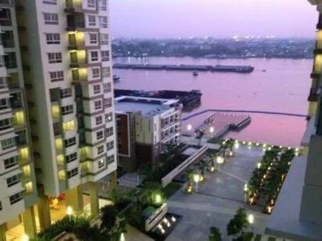 For Sale and Rent LPN river side Rama 3 103 sqm Stunning river view Near BRT Temple Flower