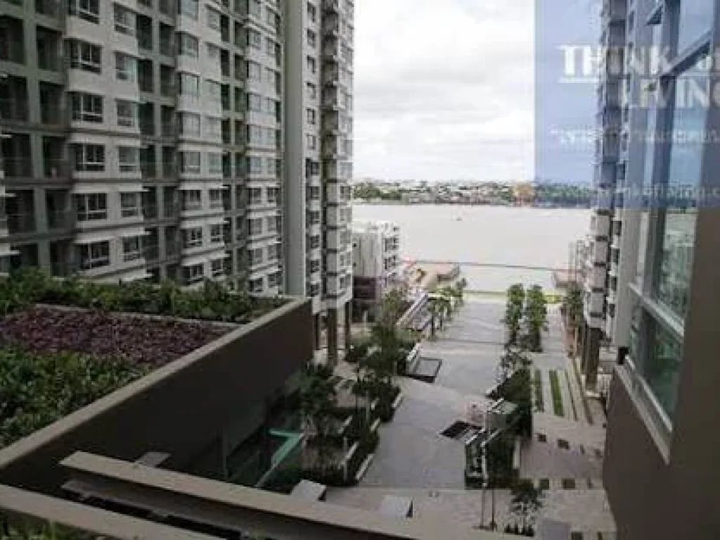 For Sale and Rent LPN river side Rama 3 103 sqm Stunning river view Near BRT Temple Flower