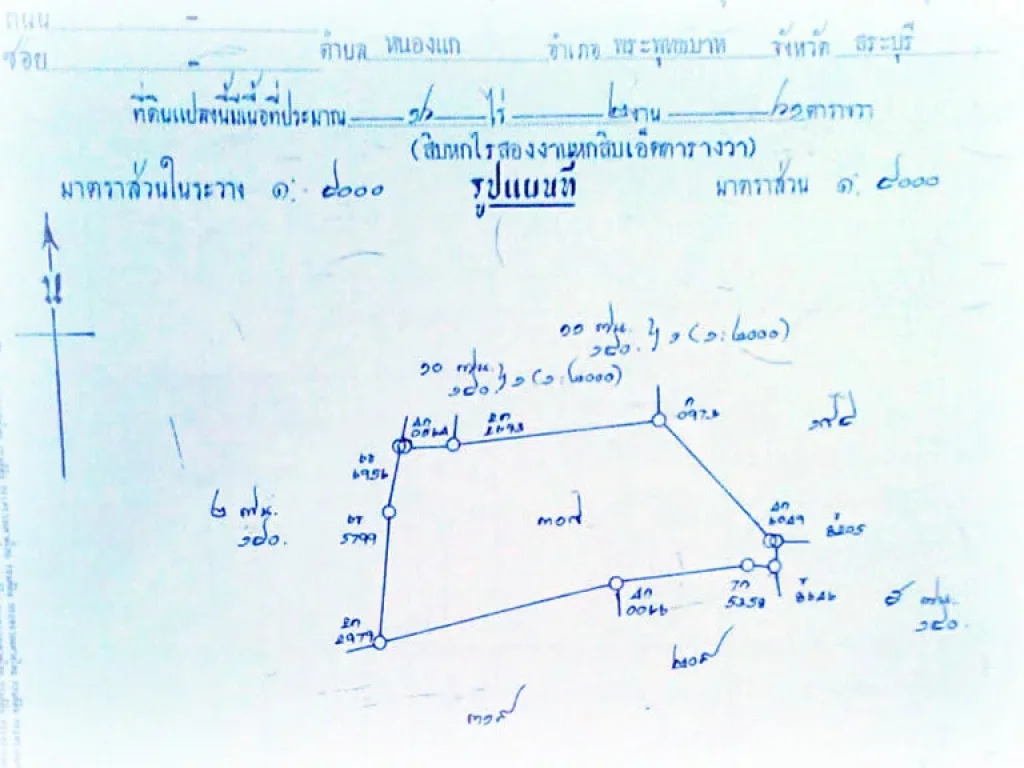 ขายที่ดิน ที่นา 39 ไร่ ติดทางสาธารณะ อพระพุทธบาท