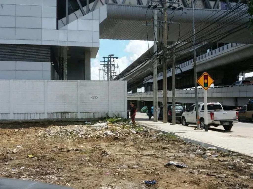 โครงการที่ดินติดถนน รัตนาธิเบศ ติดสถานีรถไฟฟ้า สีม่วง ใกล้แยกบางพลู