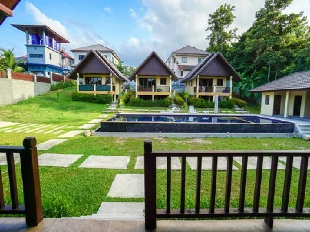 Villa Resort Koh Samui For Rent near Tesco Lotus Makro Big C Koh Samui Pool view 1 bedroom