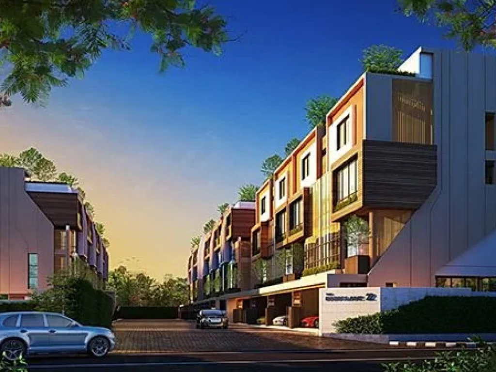 ขาย Townhome Luxury ใจกลางเมือง The Parklane Ekkamai 22 residence พร้อมอยู่ ใกล้แอร์พอร์ตลิงค์ และทางด่วน