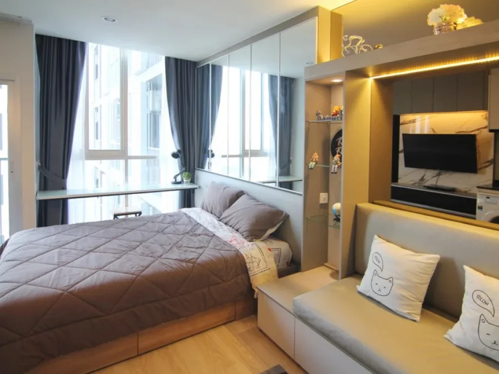 For Rent ให้เช่า Noble Revolve Ratchada Studio 22 sqm