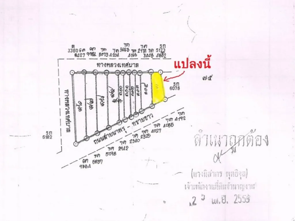 ขายที่ดินลำทับ 73 ตร วา ราคา 250000 บาท