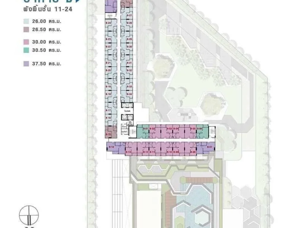 ให้เช่า LUMPINI PARK Rama9 - Ratchada ขนาด 30 ตรม ใกล้ MRT ตกแต่งครบ Build-IN สวย