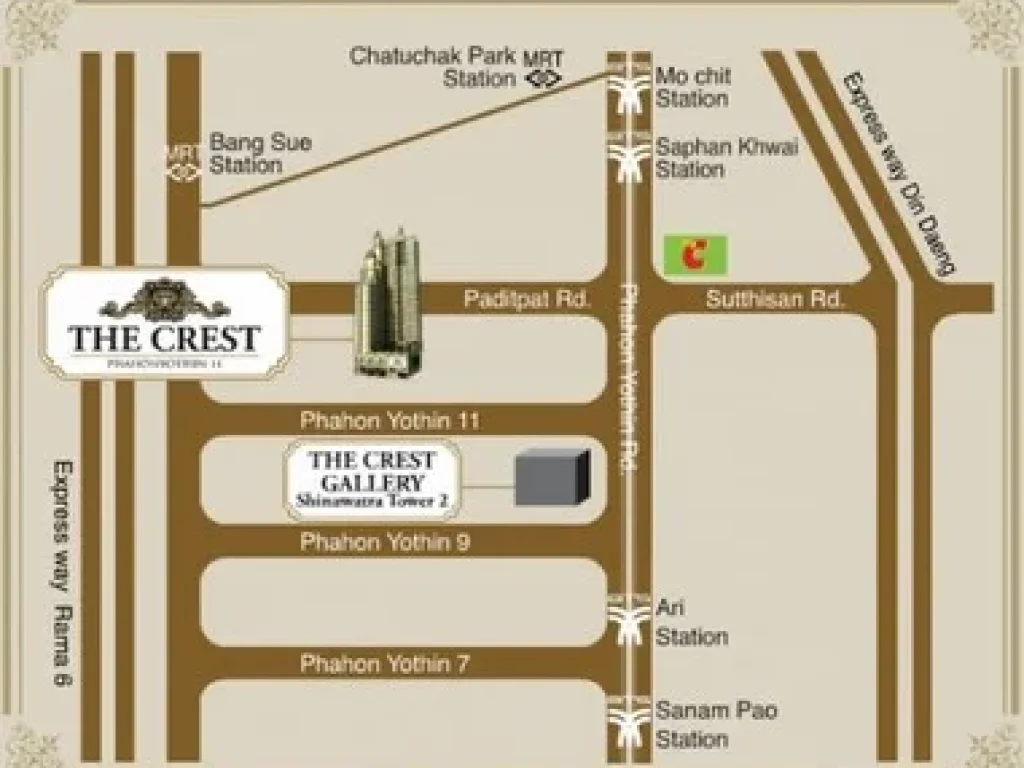 ให้เช่าคอนโด เดอะ เครส พหลโยธิน 11 The Crest Phahonyothin 11 ห้อง 2 ห้องนอน 2 น้ำ พื้นที่ 90 ตรมชั้น 9 พร้อมเฟอร์นิเจอร์