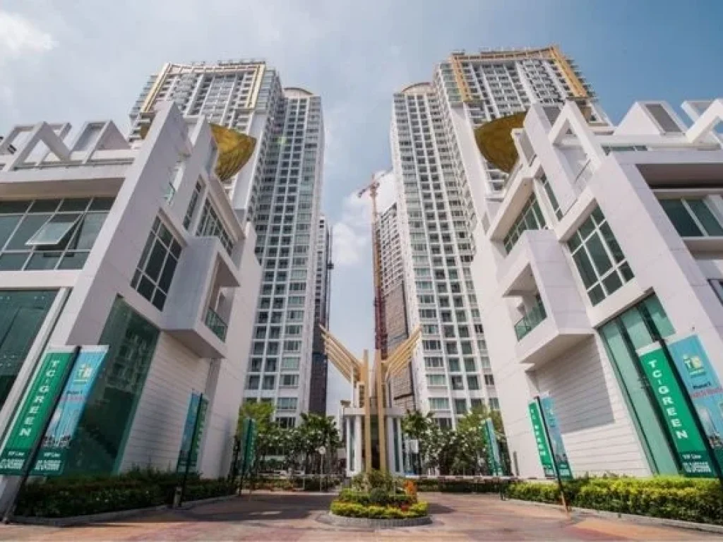 คอนโดTC Green Rama 9 ห้องหัวมุม 2ห้องนอนready to move in