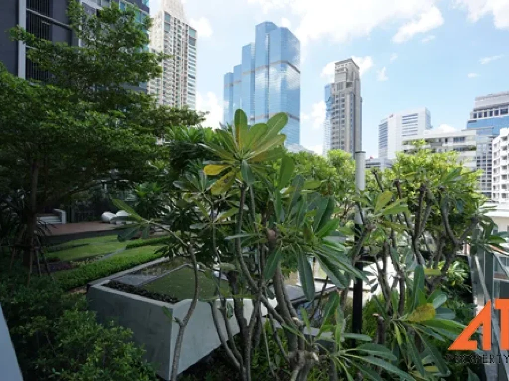 Condo for Rent - Rhythm Sathorn-Narathiwas - 61 sqm 7fl - 2 Bedrooms Garden view very nice