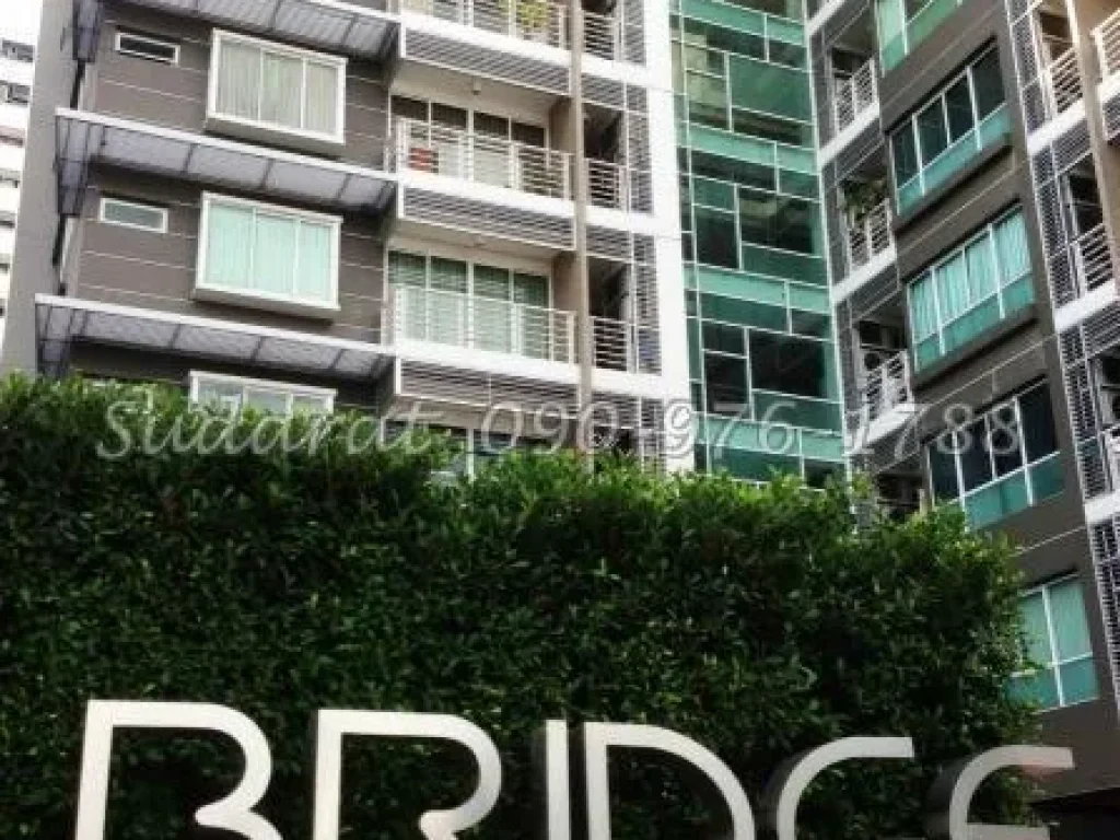 ขาย-เช่า คอนโด บริดจ์ พหลโยธิน 37 Bridge Condo Phaholyothin 37 ขนาด 32 ตารางเมตร ชั้น 6