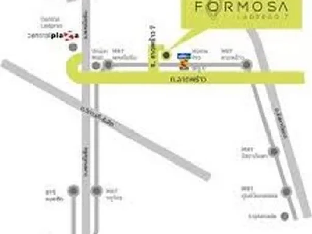 ให้เช่าคอนโด Formosa Ladprao 7 ฟอร์โมซ่า ลาดพร้าว 7 1 ห้องนอน 1 ห้องน้ำ ห้อง 858 ขนาด 40 ตรม ชั้น 6