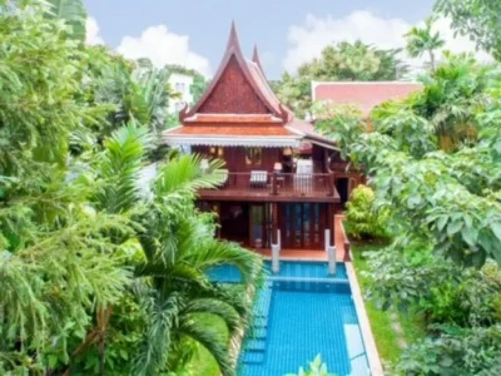 Exotic 5 beds Traditional Thai House for rent at Sukhumvit 101 -1