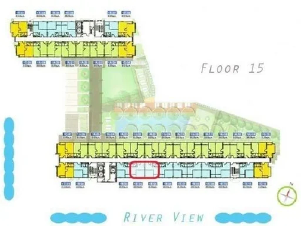 The Parkland Lite ห้องใหม่ ชั้น 15 เพียง 185 ล้าน 1ห้องนอน วิวโค้งแม่น้ำ