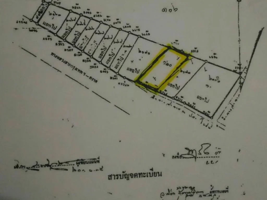 ที่ดินติดถนนบางนา-ตราด ขาออกจากกรุงเทพฯ กมที่ 8 ตรงข้ามกับห้างเมกกะบางนา