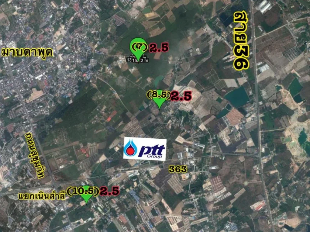 ขายที่ดิน 11 ไร่ อเมือง จระยอง ใกล้วัดโขด ใกล้แยกเนินสำลี ราคาถูกสุดในโซนเดียวกัน 0863825255