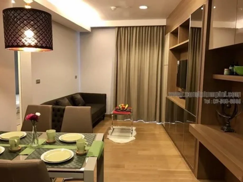 Condo for rent The Lumpini 24 Size 55 SQM 2 Bed 2 Bath 15th Flr