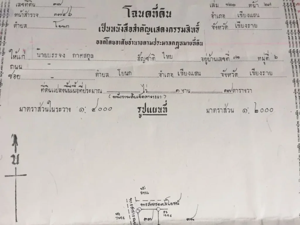 ที่ดินสวย 117ตรว พร้อมต้นลำไย เหมาะสำหรับสร้างบ้านพักตากอากาศ ใกล้ทะเลสาบเชียงแสน ใกล้สามเหลี่ยมทองคำ