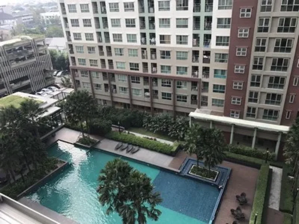 Unt0547 ให้เช่า LUMPINI PLACE RATCHAYOTHIN 28 ตรม ชั้น 9 ห้องมุม เฟอร์ครบ 10000 บาทต่อเดือน