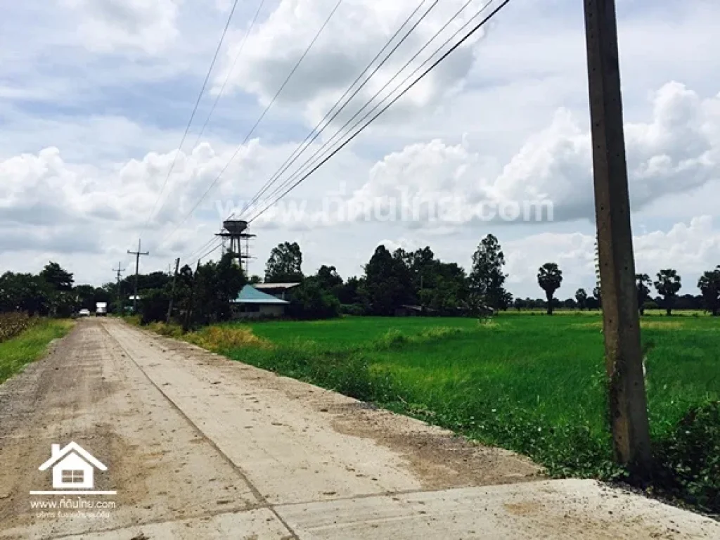 ที่ดินลพบุรี แบ่งขาย 4 ไร่ โฉนด ตดอนดึง อบ้านหมี่ จลพบุรี รหัส 3667