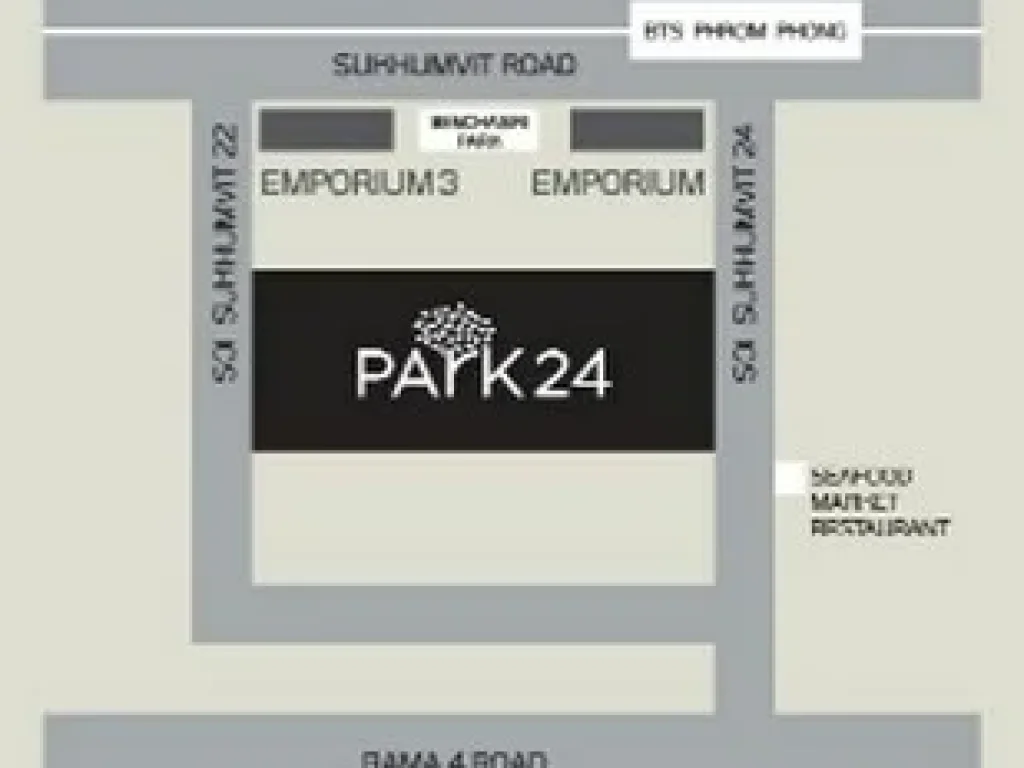 ขายดาวน์ Park 24 สุขุมวิท 24 สร้างเสร็จพร้อมโอน ชั้นสูง combine 2 นอน 2 น้ำ 56ตรม