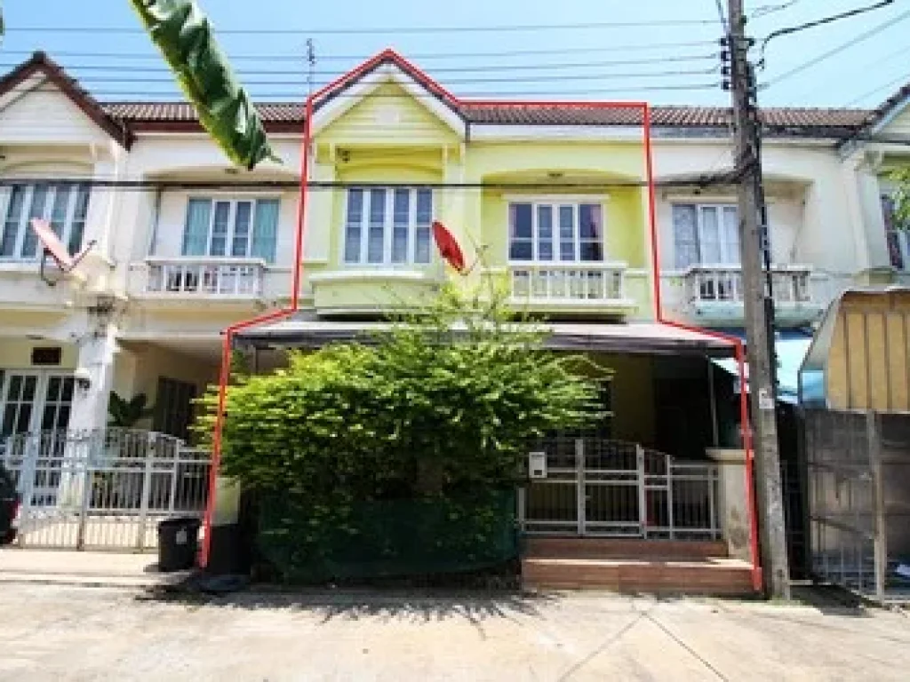 ขายทาวน์เฮ้าส์ บุศรินทร์ ประชาอุทิศ129 land ampamp house ต่อเติมหน้า-หลัง 201ตรว ราคาถูก กู้เต็ม