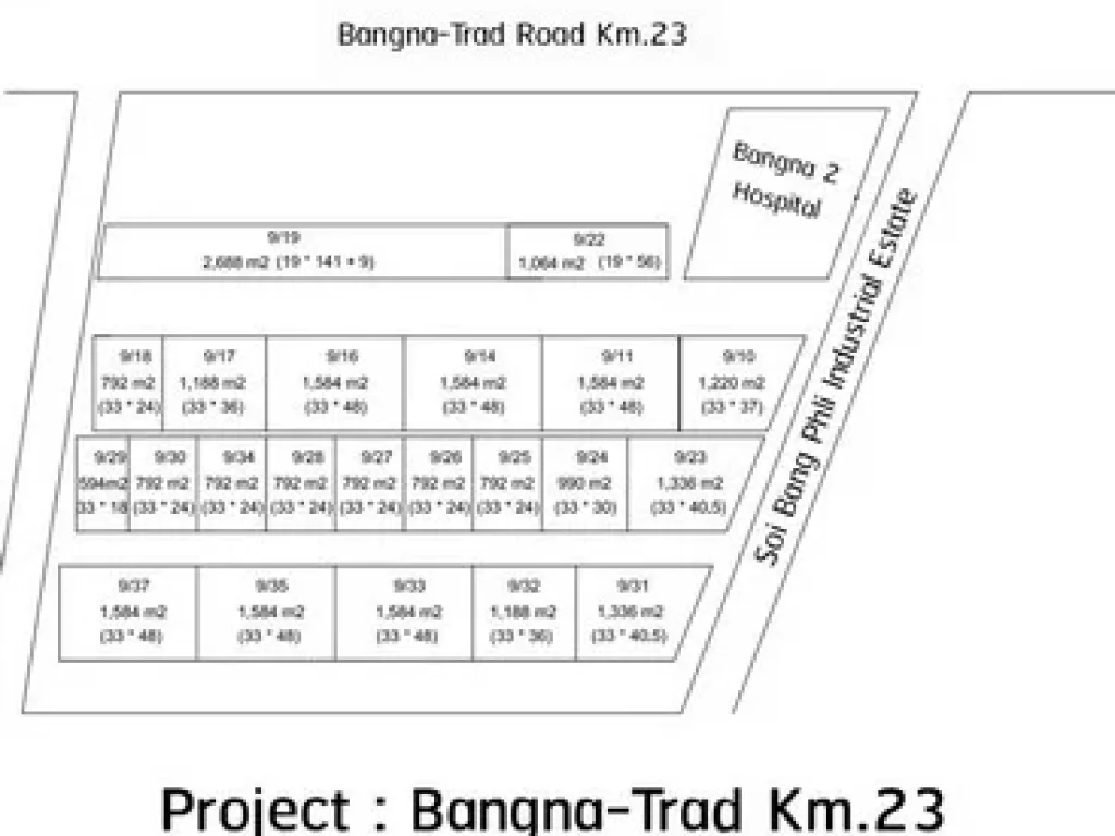 ให้เช่าโกดัง โรงงาน ออฟฟิศ ตั้งอยู่ถนนบางนา-ตราด กม23 ใกล้โรงพยาบาลบางนา ขาเข้า