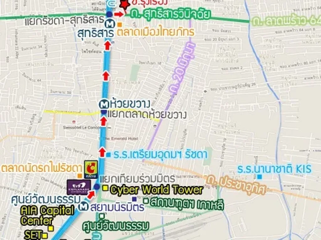 ให้เช่า คอนโด Ivy รัชดา ห้องบิวท์อิน วิวสระน้ำ เพียง 150 เมตร จาก MRTสุทธิสาร