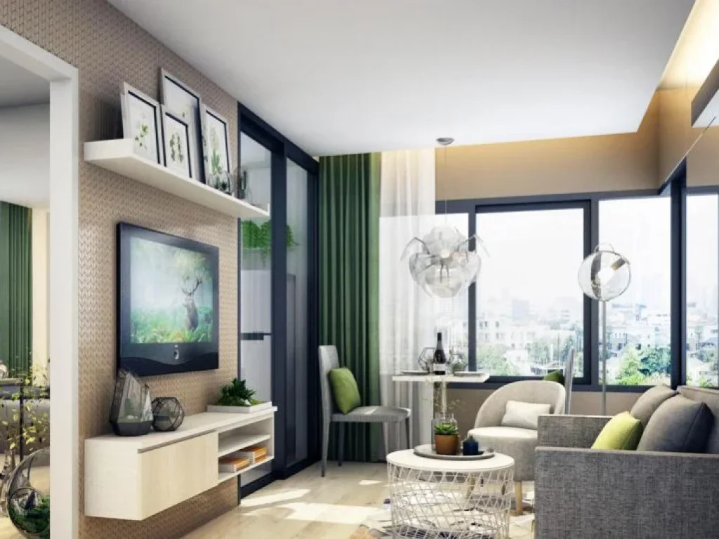 ขายดาวน์ WYNN CONDO ลาดพร้าว-โชคชัย 4 ห้องอยู่ชั้น 5 วิวสระว่ายน้ำและสวน