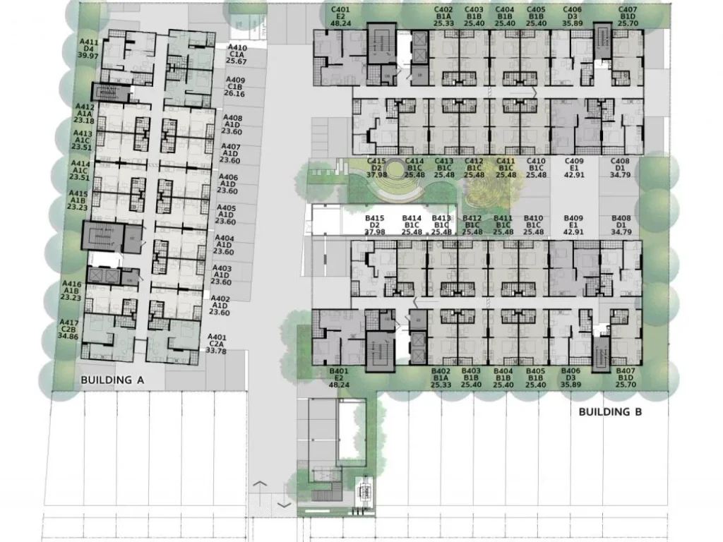 ขายดาวน์ WYNN CONDO ลาดพร้าว-โชคชัย 4 ห้องอยู่ชั้น 5 วิวสระว่ายน้ำและสวน