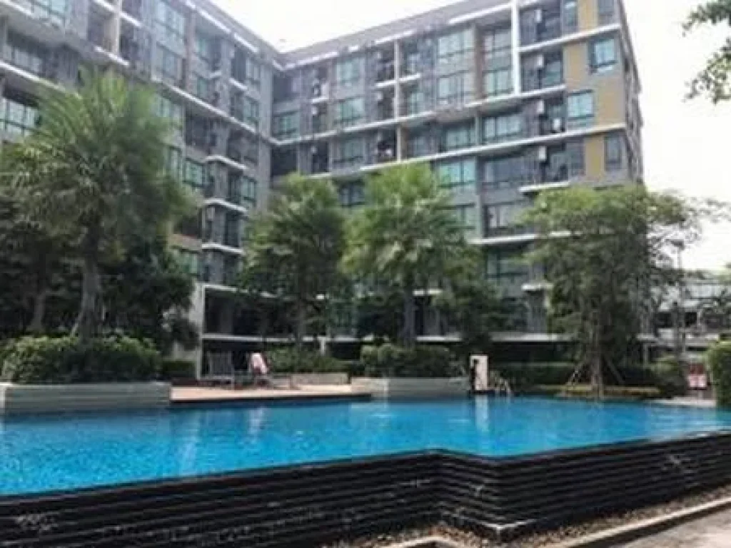 ขายขาดทุน Unio Sukhumvit 72 ใกล้ BTS แบริ่ง วิวสระ ทิศตะวันออก 27sqm ตึก C