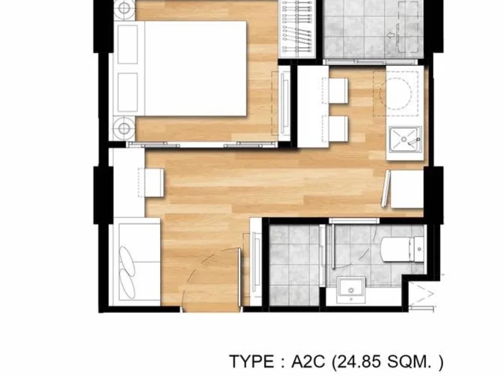 ขายดาวน์ Kave condo ตรงข้ามกรุงเทพรังสิต เจ้าของขายเอง