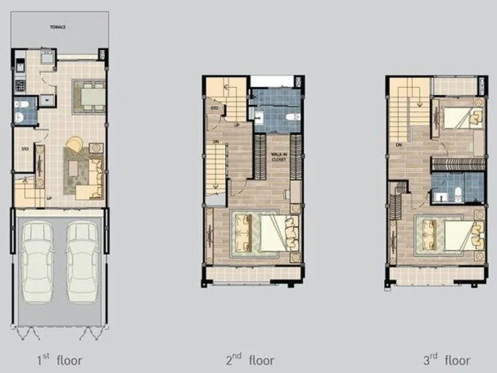 ให้เช่าทาวน์โฮม 3 ชั้น บ้านกลางเมือง S-Sense ศรีนครินทร์ซอย 46 ใกล้ซีคอนสแควร์