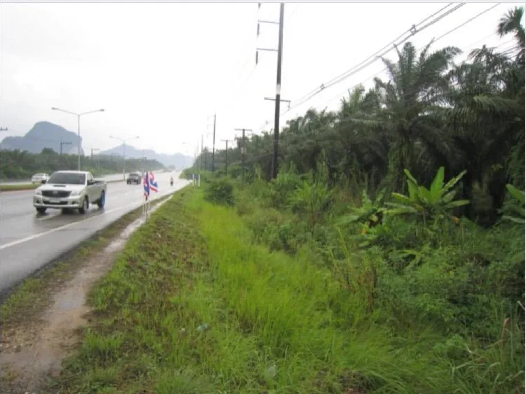 ขายที่ดิน ทำเลทอง ติดถนนเพชรเกษม ในจังหวัดกระบี่