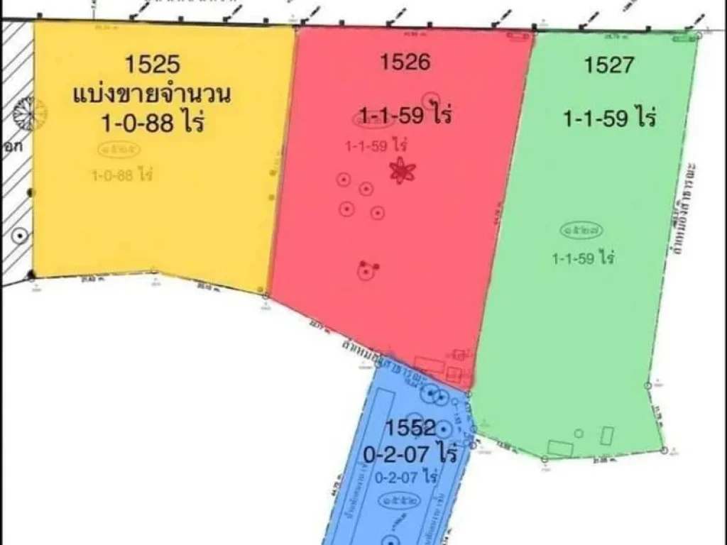 ขายที่ดินเจ็ดยอดตรงข้ามวัดเจ็ดยอด ค้าขายได้