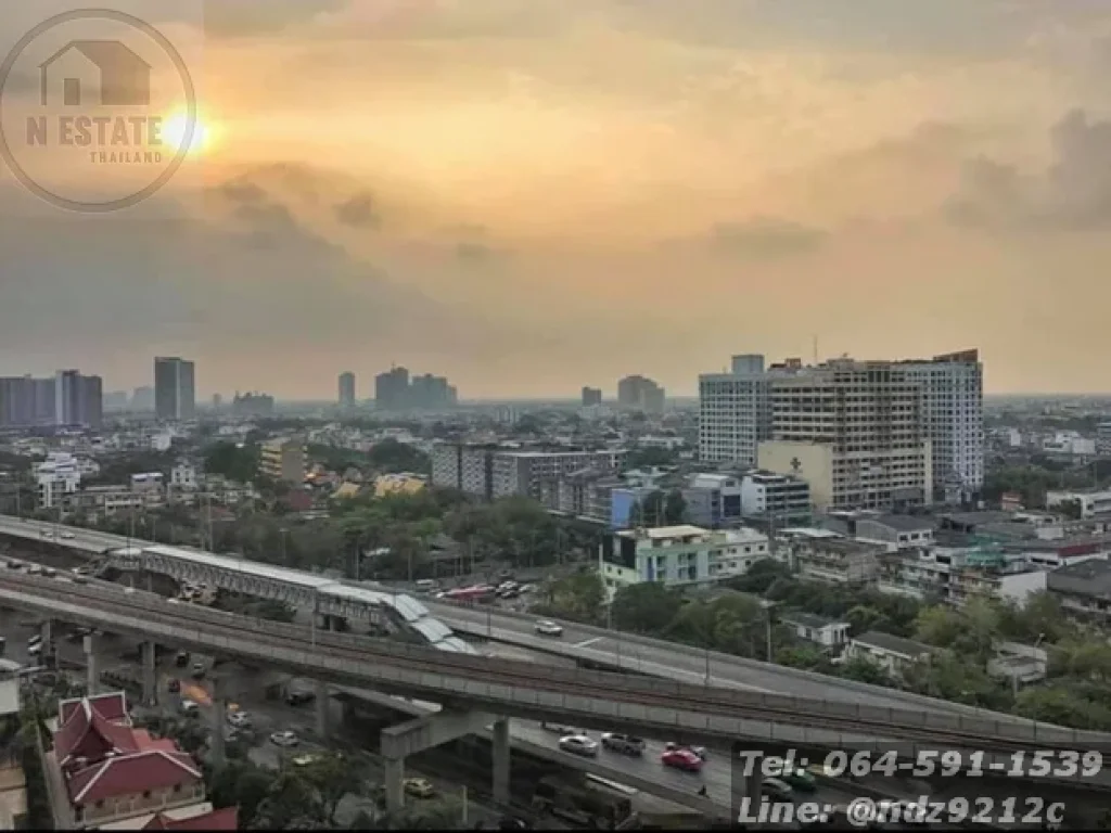 ให้เช่าห้องสวย รวยทิวทัศน์งาม Aspire Sathorn Thapra แอสปาย สาทร ท่าพระ