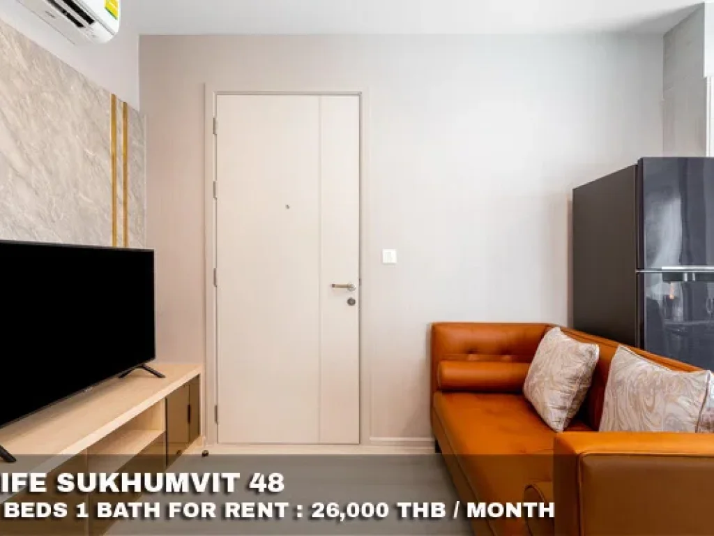 เช่า FOR RENT LIFE SUKHUMVIT 48 2 beds 1 bath 40 Sqm26000 CLOSE BTS PHRAKANONG