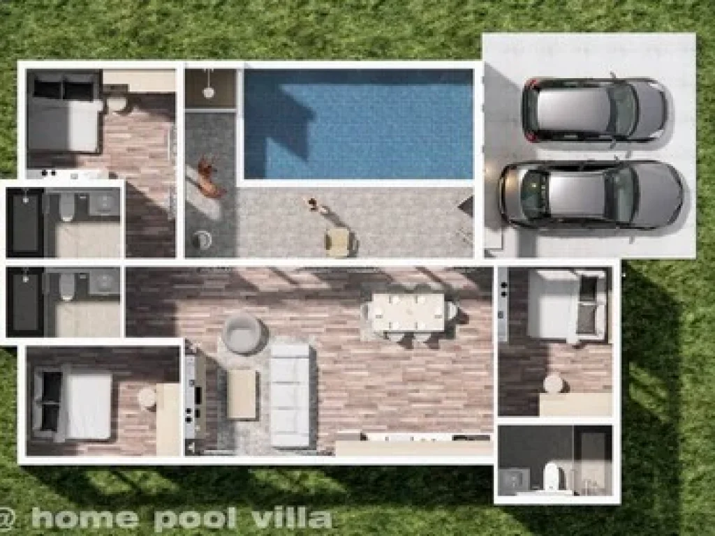 ขายบ้านเดี่ยวพร้อมสะว่ายน้ำ Mp home pool villa ทุกอย่างครบพร้อมอยู่