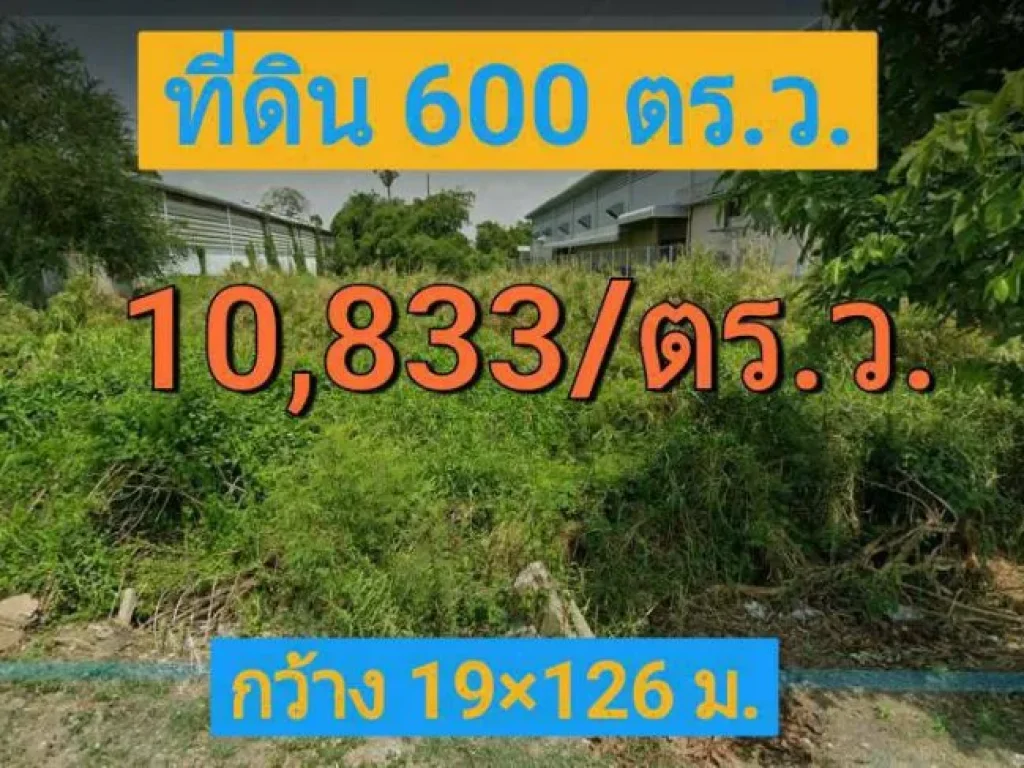 ขายที่ดินราคาถูก 600 ตารางวา ซอย วัดสิงห์ อำเภอ สามโคก จังหวัด ปทุมธานี